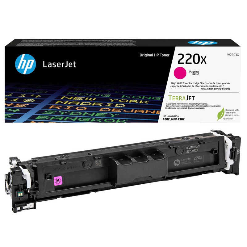 Купить Картридж HP W2203X, 220X пурпурный увеличенный оригинальный Картридж HP W2203X, 220X пурпурный увеличенный оригинальный