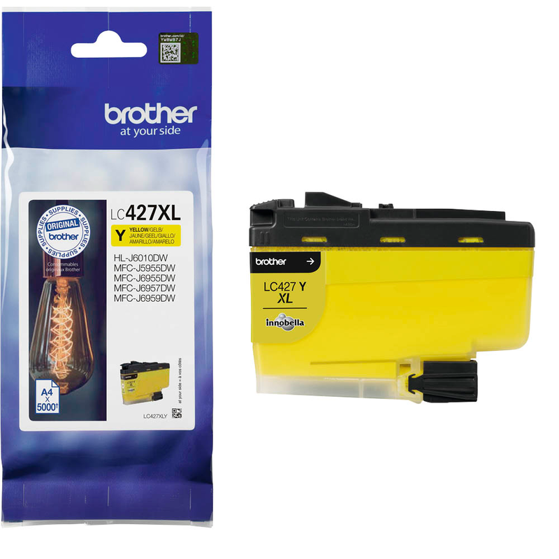 Картридж Brother LC-472XL Y увеличенный