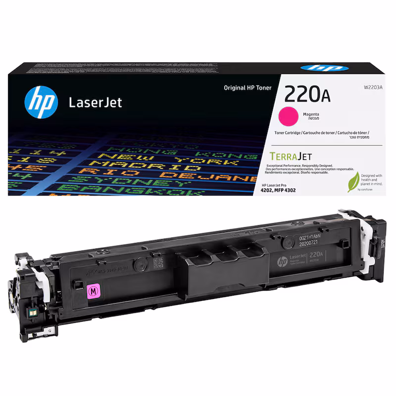 Картридж HP W2203A, 220A пурпурный
