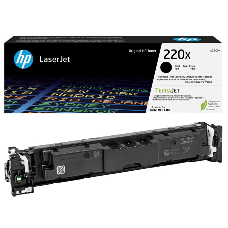Картридж HP W2200X, 220X черный увеличенный 