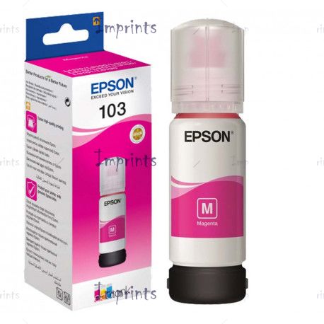 Купить Чернильница Epson C13T00S34A пурпурная, № 103 оригинальный Чернильница Epson C13T00S34A пурпурная, № 103 оригинальный