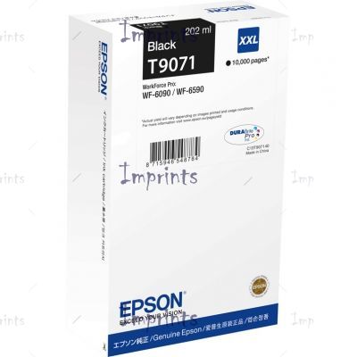 Купить Картридж Epson C13T907140 черный увеличенный, № T9071 оригинальный Картридж Epson C13T907140 черный увеличенный, № T9071 оригинальный