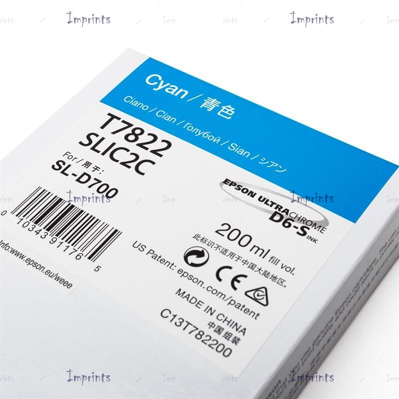 Купить Картридж Epson T7822 голубой оригинальный Картридж Epson T7822 голубой оригинальный