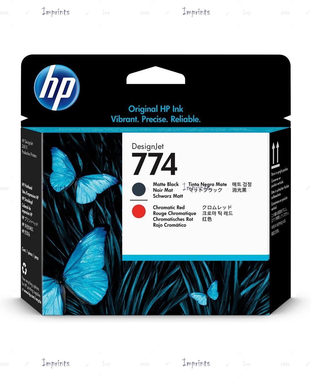 Купить Печатающая головка HP P2V97A матовая черная+хроматическая красная, № 774 оригинальный Печатающая головка HP P2V97A матовая черная+хроматическая красная, № 774 оригинальный