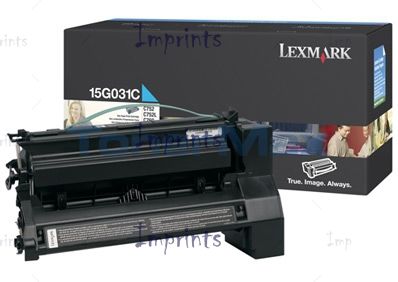 Купить Картридж Lexmark 15G031C голубой оригинальный Картридж Lexmark 15G031C голубой оригинальный