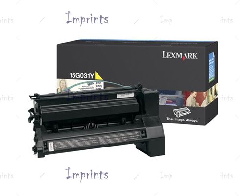 Купить Картридж Lexmark 15G031Y желтый оригинальный Картридж Lexmark 15G031Y желтый оригинальный