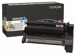 Купить Картридж Lexmark 15G042C голубой оригинальный Картридж Lexmark 15G042C голубой оригинальный