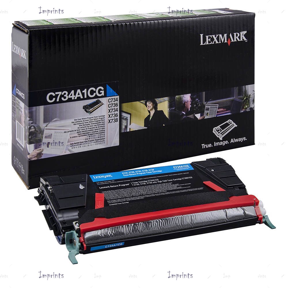 Купить Картридж Lexmark C734A1CG голубой оригинальный Картридж Lexmark C734A1CG голубой оригинальный