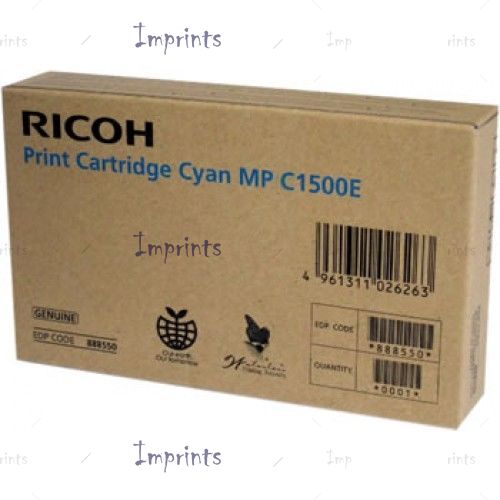 Купить Картридж Ricoh MP C1500E Cyan голубой оригинальный Картридж Ricoh MP C1500E Cyan голубой оригинальный