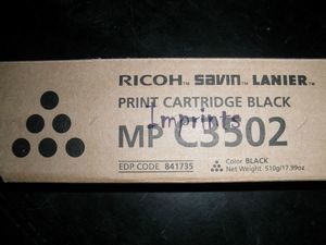 Купить Картридж Ricoh MP C3502E Black черный оригинальный Картридж Ricoh MP C3502E Black черный оригинальный