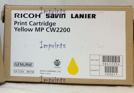 Купить Картридж Ricoh MP CW2200 Yellow желтый оригинальный Картридж Ricoh MP CW2200 Yellow желтый оригинальный