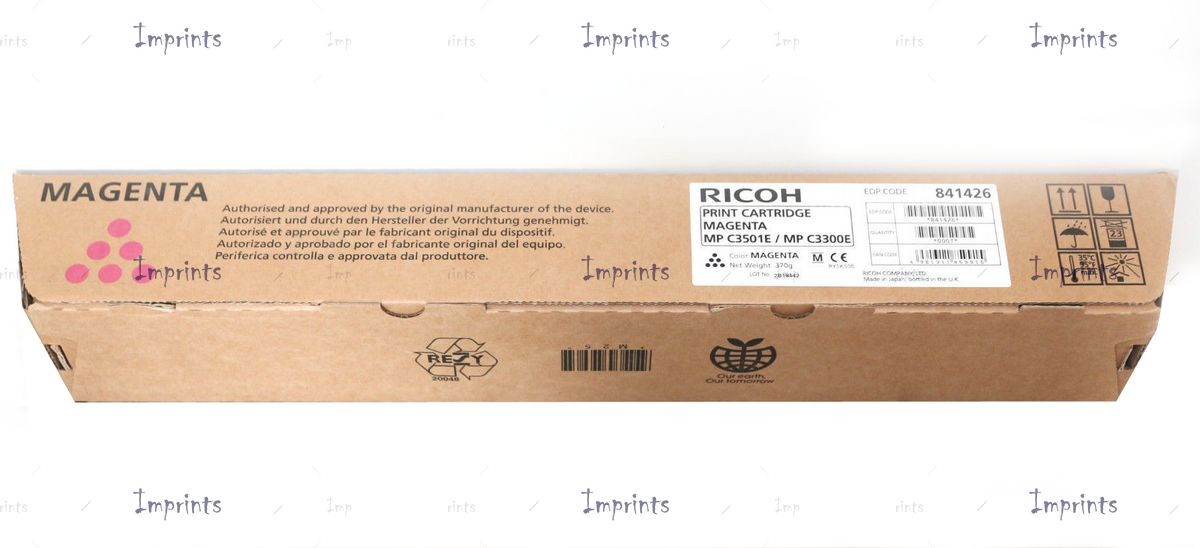 Купить Картридж Ricoh Type MP C3300E, 842045 пурпурный оригинальный Картридж Ricoh Type MP C3300E, 842045 пурпурный оригинальный