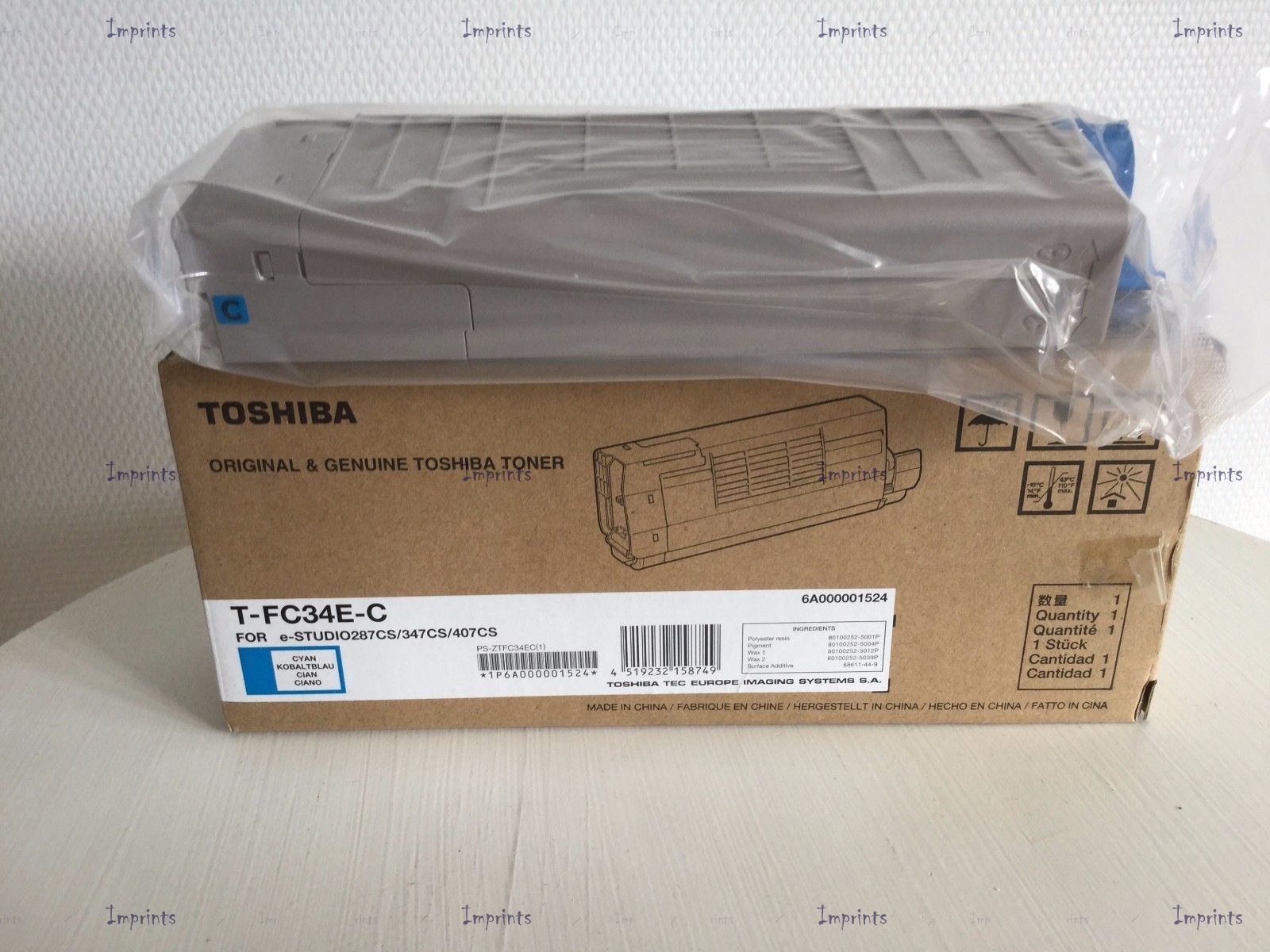 Купить Картридж Toshiba T-FC34E-C голубой оригинальный Картридж Toshiba T-FC34E-C голубой оригинальный